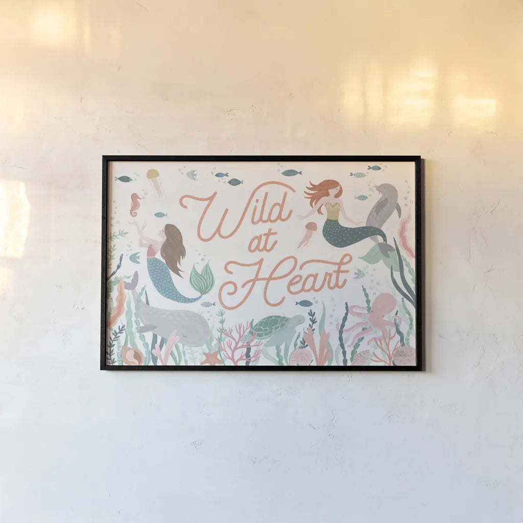 Under the Sea I by Laura Marshall. shown as a paper print in a black flame. Available as a archival giclee rolled canvas, fine art paper, or poster print. SKU 62517i.