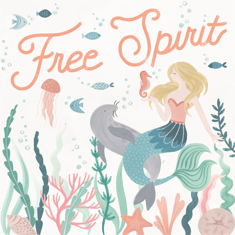 Under the Sea II by Laura Marshall. SKU 62518a. Archival Giclee Fine art print for wall decor.