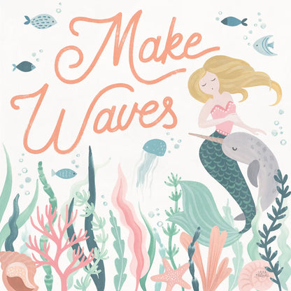 Under the Sea IV by Laura Marshall. SKU 62520a. Archival Giclee Fine art print for wall decor.