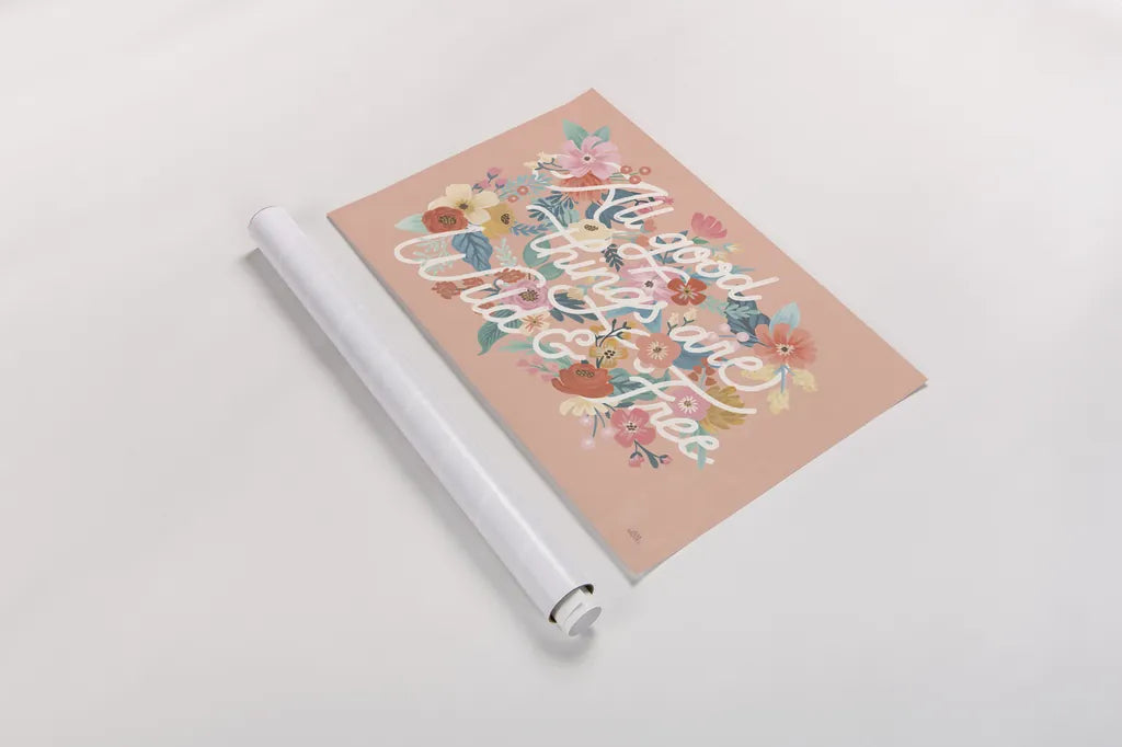 Under the Sea VI by Laura Marshall. shown as a rolled paper print. Available as archival giclee rolled canvas, fine art paper, or poster print. SKU 62522i.