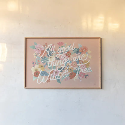 Under the Sea VI by Laura Marshall. shown as a paper print in a natural frame. Available as a archival giclee rolled canvas, fine art paper, or poster print. SKU 62522i.