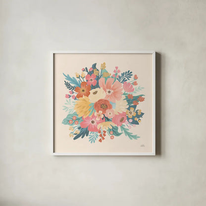Under the Sea X by Laura Marshall. Shown in a crisp white glass frame for a clean and minimalist style. Available as an archival giclee rolled canvas, fine art paper, or poster print. SKU 62526a.