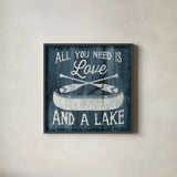 Up North I by Laura Marshall. Shown in a sleek black glass frame for a contemporary gallery look. Available as an archival giclee rolled canvas, fine art paper, or poster print. SKU 31360a.