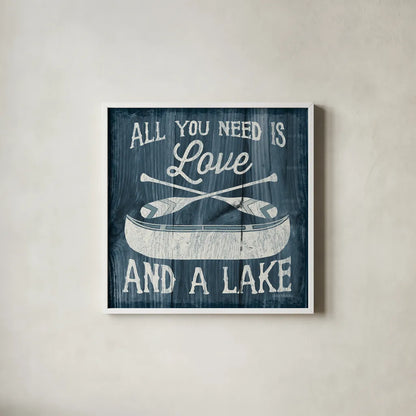 Up North I by Laura Marshall. Shown in a crisp white glass frame for a clean and minimalist style. Available as an archival giclee rolled canvas, fine art paper, or poster print. SKU 31360a.