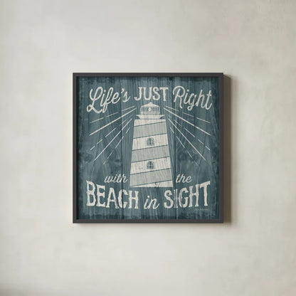 Up North III by Laura Marshall. Shown in a sleek black glass frame for a contemporary gallery look. Available as an archival giclee rolled canvas, fine art paper, or poster print. SKU 31362a.