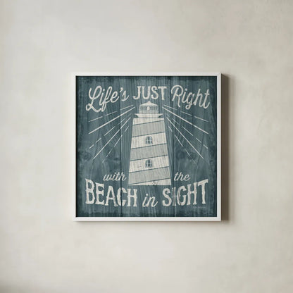 Up North III by Laura Marshall. Shown in a crisp white glass frame for a clean and minimalist style. Available as an archival giclee rolled canvas, fine art paper, or poster print. SKU 31362a.