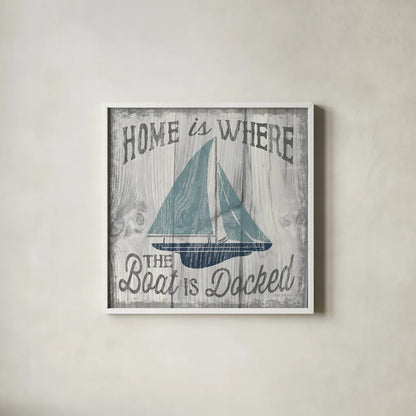 Up North IV by Laura Marshall. Shown in a crisp white glass frame for a clean and minimalist style. Available as an archival giclee rolled canvas, fine art paper, or poster print. SKU 31363a.