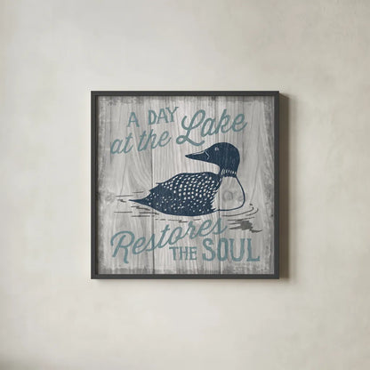 Up North VI by Laura Marshall. Shown in a sleek black glass frame for a contemporary gallery look. Available as an archival giclee rolled canvas, fine art paper, or poster print. SKU 31365a.