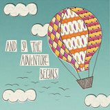 Up Up and Away Adventure Bright by Laura Marshall. SKU 19785a. Archival Giclee Fine art print for wall decor.
