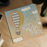 Up Up and Away Imagination by Laura Marshall. Shown as a detailed flat fine art print, highlighting archival giclee quality. Available as an archival giclee rolled canvas, fine art paper, or poster print. SKU 18457a.