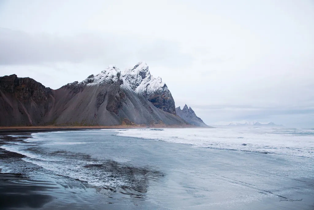 Vestrahorn by Laura Marshall. SKU 53846i. Archival Giclee Fine art print for wall decor.