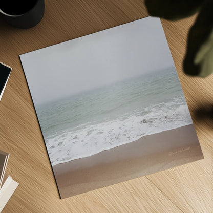 Walk on the Beach by Laura Marshall. Shown as a detailed flat fine art print, highlighting archival giclee quality. Available as an archival giclee rolled canvas, fine art paper, or poster print. SKU 38775a.