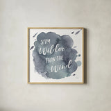 Watercolor Wanderlust Adventure II by Laura Marshall. Shown in a natural wood glass frame for a timeless modern aesthetic. Available as an archival giclee rolled canvas, fine art paper, or poster print. SKU 36868a.