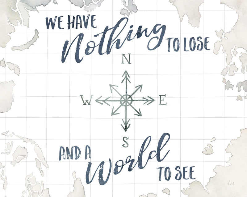 Watercolor Wanderlust Adventure IV A World to See by Laura Marshall