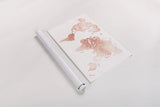 Watercolor Wanderlust Coral by Laura Marshall. shown as a rolled paper print. Available as archival giclee rolled canvas, fine art paper, or poster print. SKU 50411i.