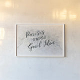 Watercolor Wanderlust Paris Adventure by Laura Marshall. shown as a paper print in a white frame. Available as a archival giclee rolled canvas, fine art paper, or poster print. SKU 36872i.