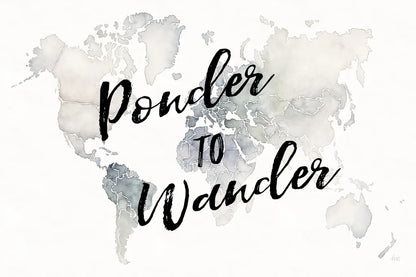 Watercolor Wanderlust Ponder by Laura Marshall. SKU 36806i. Archival Giclee Fine art print for wall decor.