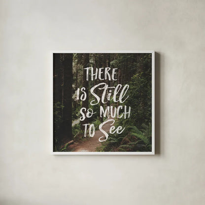 West Coast Wandering II by Laura Marshall. Shown in a crisp white glass frame for a clean and minimalist style. Available as an archival giclee rolled canvas, fine art paper, or poster print. SKU 42003a.