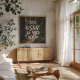 West Coast Wandering II by Laura Marshall. Shown in a natural wood frame in a cozy modern living room. Available as an archival giclee rolled canvas, fine art paper, or poster print. SKU 42003a.