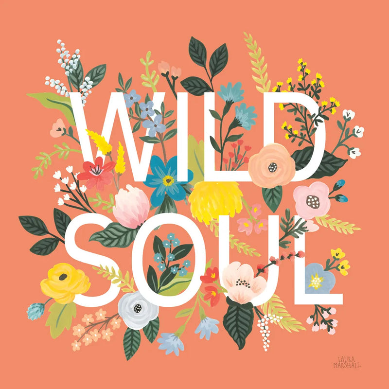 Wild Garden I by Laura Marshall. SKU 48005a. Archival Giclee Fine art print for wall decor.