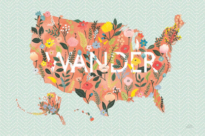 Wild Garden USA by Laura Marshall. SKU 49065i. Archival Giclee Fine art print for wall decor.