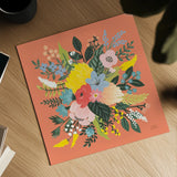 Wild Garden VIII by Laura Marshall. Shown as a detailed flat fine art print, highlighting archival giclee quality. Available as an archival giclee rolled canvas, fine art paper, or poster print. SKU 49064a.