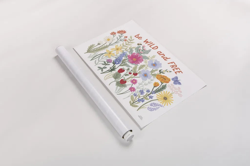 Wild Meadow I by Laura Marshall. shown as a rolled paper print. Available as archival giclee rolled canvas, fine art paper, or poster print. SKU 79359i.