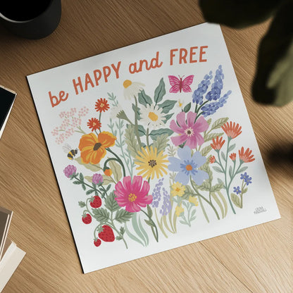 Wild Meadow III by Laura Marshall. Shown as a detailed flat fine art print, highlighting archival giclee quality. Available as an archival giclee rolled canvas, fine art paper, or poster print. SKU 79361a.