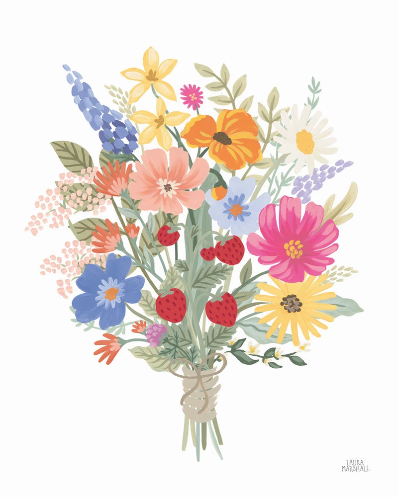 Wild Meadow V by Laura Marshall
