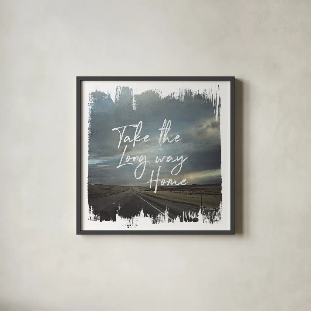 Wild Wishes II by Laura Marshall. Shown in a sleek black glass frame for a contemporary gallery look. Available as an archival giclee rolled canvas, fine art paper, or poster print. SKU 31062a.