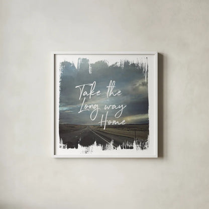 Wild Wishes II by Laura Marshall. Shown in a crisp white glass frame for a clean and minimalist style. Available as an archival giclee rolled canvas, fine art paper, or poster print. SKU 31062a.