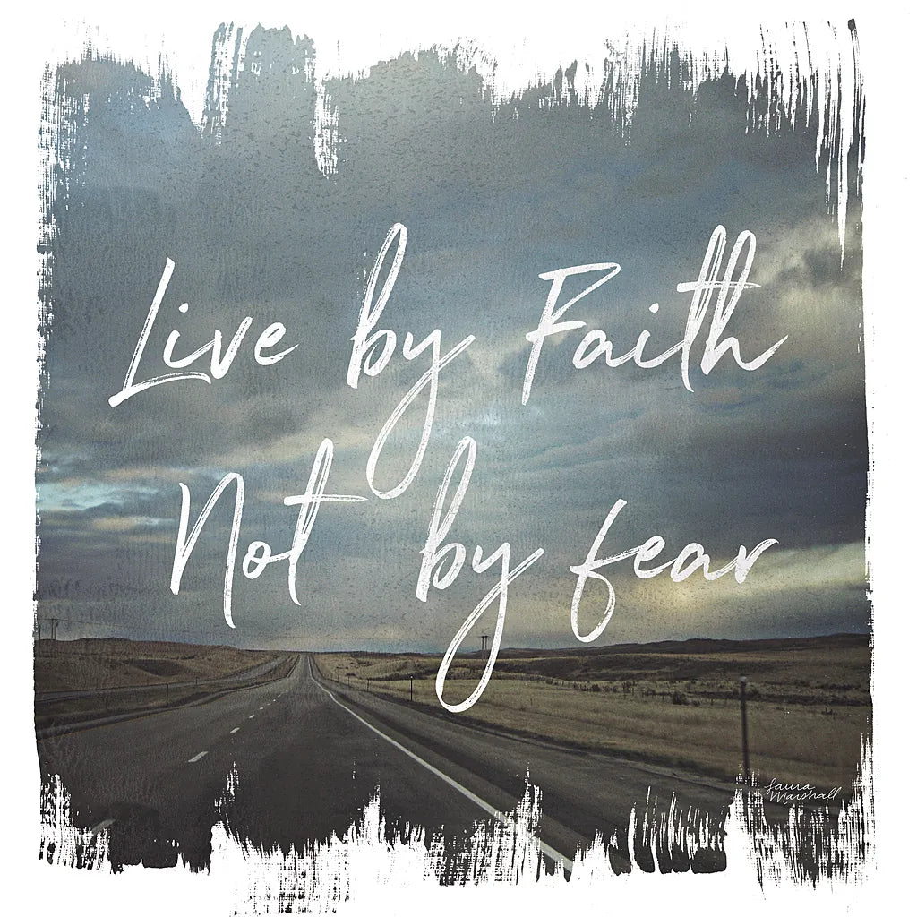 Wild Wishes II Live by Faith by Laura Marshall. SKU 35162a. Archival Giclee Fine art print for wall decor.