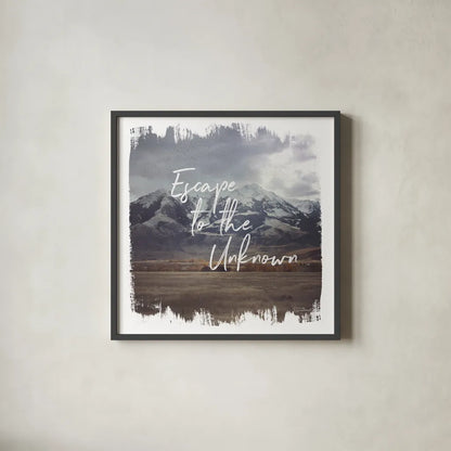 Wild Wishes IV by Laura Marshall. Shown in a sleek black glass frame for a contemporary gallery look. Available as an archival giclee rolled canvas, fine art paper, or poster print. SKU 31064a.