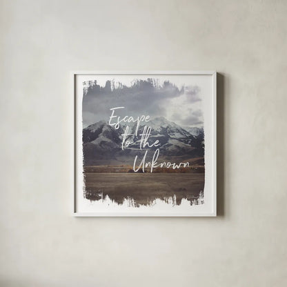 Wild Wishes IV by Laura Marshall. Shown in a crisp white glass frame for a clean and minimalist style. Available as an archival giclee rolled canvas, fine art paper, or poster print. SKU 31064a.