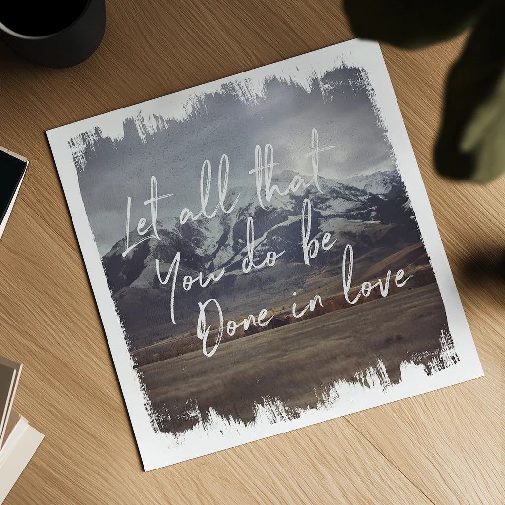 Wild Wishes IV Done in Love by Laura Marshall. Shown as a detailed flat fine art print, highlighting archival giclee quality. Available as an archival giclee rolled canvas, fine art paper, or poster print. SKU 35164a.