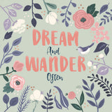 Wildflower Daydreams I Bird Dream by Laura Marshall. SKU 72784a. Archival Giclee Fine art print for wall decor.