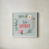 Wildflower Daydreams III by Laura Marshall. Shown in a crisp white glass frame for a clean and minimalist style. Available as an archival giclee rolled canvas, fine art paper, or poster print. SKU 34689a.