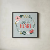 Wildflower Daydreams IV by Laura Marshall. Shown in a sleek black glass frame for a contemporary gallery look. Available as an archival giclee rolled canvas, fine art paper, or poster print. SKU 34690a.