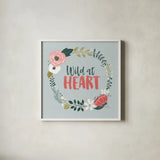 Wildflower Daydreams IV by Laura Marshall. Shown in a crisp white glass frame for a clean and minimalist style. Available as an archival giclee rolled canvas, fine art paper, or poster print. SKU 34690a.