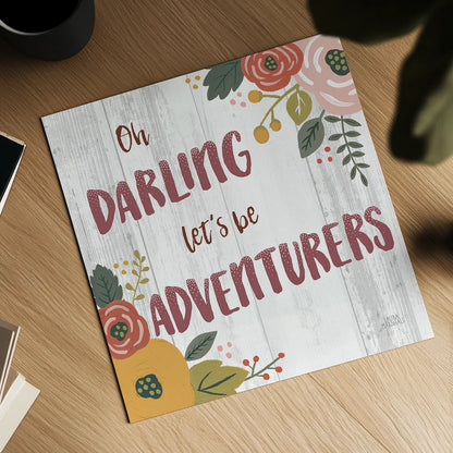 Wildflower Daydreams V Spice on Shiplap by Laura Marshall. Shown as a detailed flat fine art print, highlighting archival giclee quality. Available as an archival giclee rolled canvas, fine art paper, or poster print. SKU 34915a.