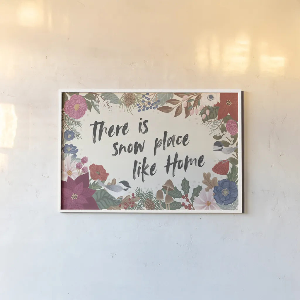 Winter Spirit IV by Laura Marshall. shown as a paper print in a white frame. Available as a archival giclee rolled canvas, fine art paper, or poster print. SKU 70794i.