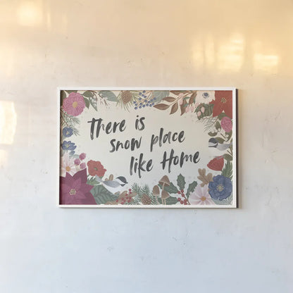 Winter Spirit IV by Laura Marshall. shown as a paper print in a white frame. Available as a archival giclee rolled canvas, fine art paper, or poster print. SKU 70794i.