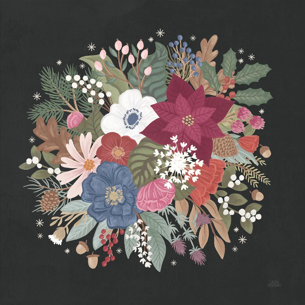 Winter Spirit IX by Laura Marshall. SKU 70799a. Archival Giclee Fine art print for wall decor.