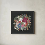 Winter Spirit IX by Laura Marshall. Shown in a sleek black glass frame for a contemporary gallery look. Available as an archival giclee rolled canvas, fine art paper, or poster print. SKU 70799a.