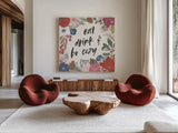 Winter Spirit V by Laura Marshall. Shown as extra-large giant wall art in a modern living room. Available as an archival giclee rolled canvas, fine art paper, or poster print. SKU 70795a.