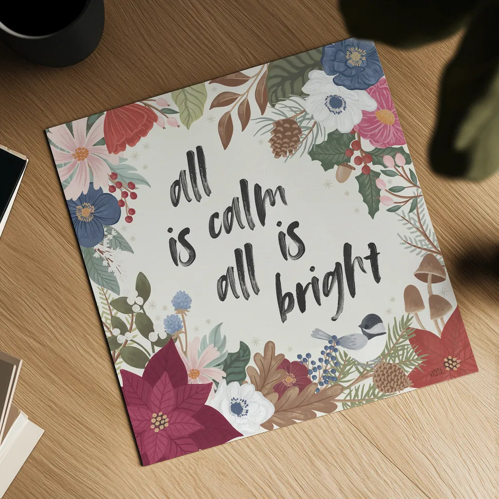 Winter Spirit VI by Laura Marshall. Shown as a detailed flat fine art print, highlighting archival giclee quality. Available as an archival giclee rolled canvas, fine art paper, or poster print. SKU 70796a.