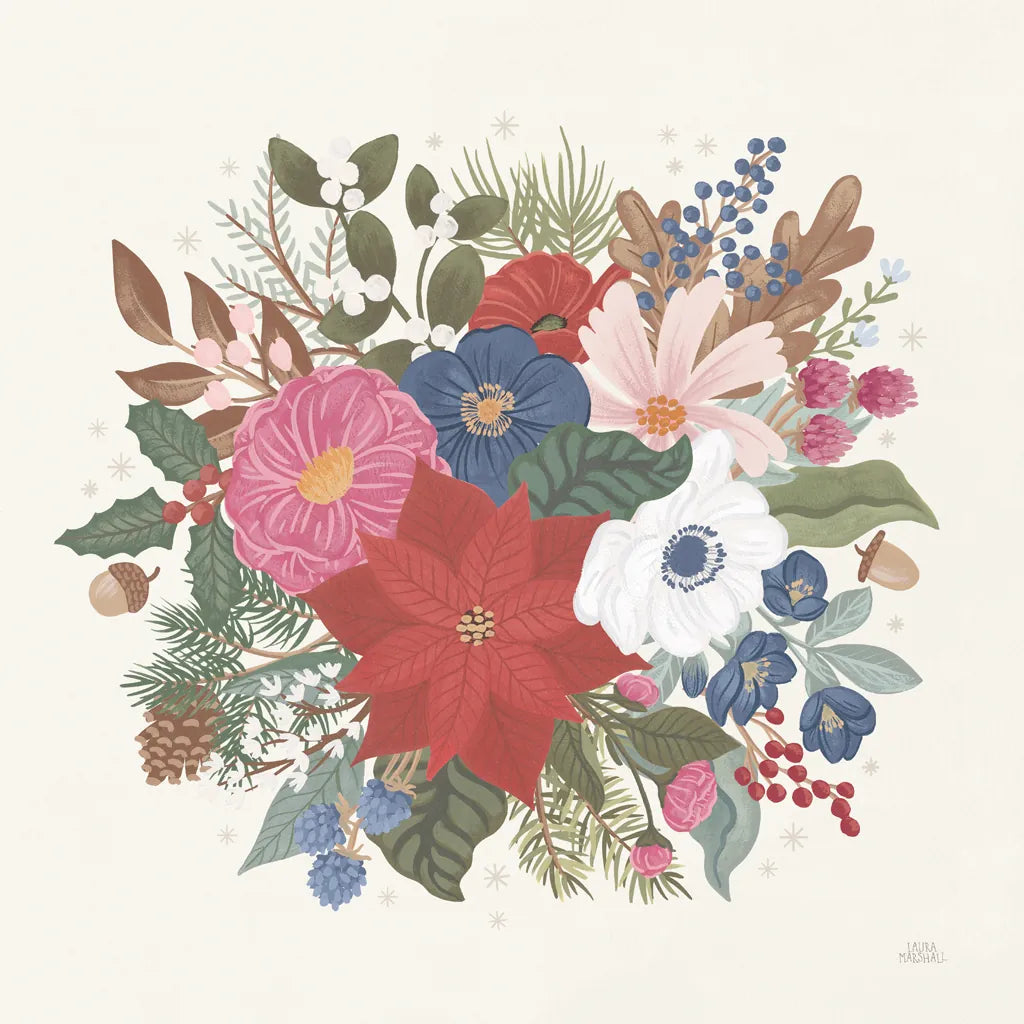 Winter Spirit X by Laura Marshall. SKU 70800a. Archival Giclee Fine art print for wall decor.