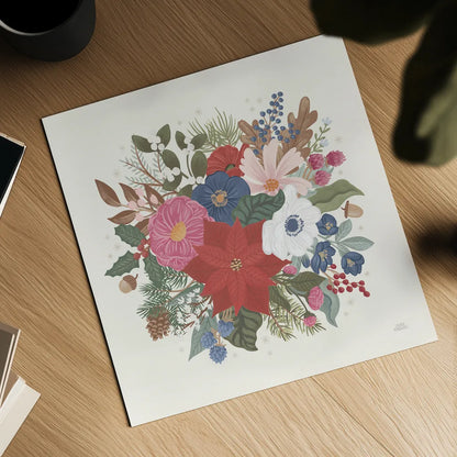 Winter Spirit X by Laura Marshall. Shown as a detailed flat fine art print, highlighting archival giclee quality. Available as an archival giclee rolled canvas, fine art paper, or poster print. SKU 70800a.