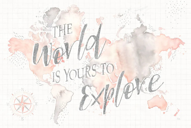 Wonderful World I by Laura Marshall. SKU 37730i. Archival Giclee Fine art print for wall decor.