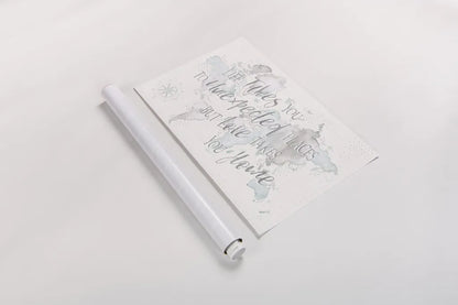 Wonderful World I Mint Unexpected Places by Laura Marshall. shown as a rolled paper print. Available as archival giclee rolled canvas, fine art paper, or poster print. SKU 38482i.